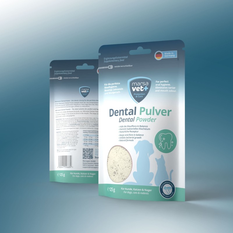 Marsavet Dental poudre dentaire – Soin dentaire naturel 125 g – product close-up