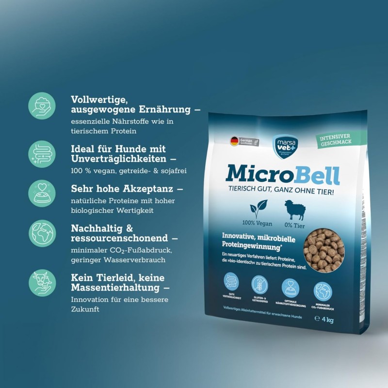 Marsavet MicroBell – Alimentation Végane pour Chiens 4 kg – image 8
