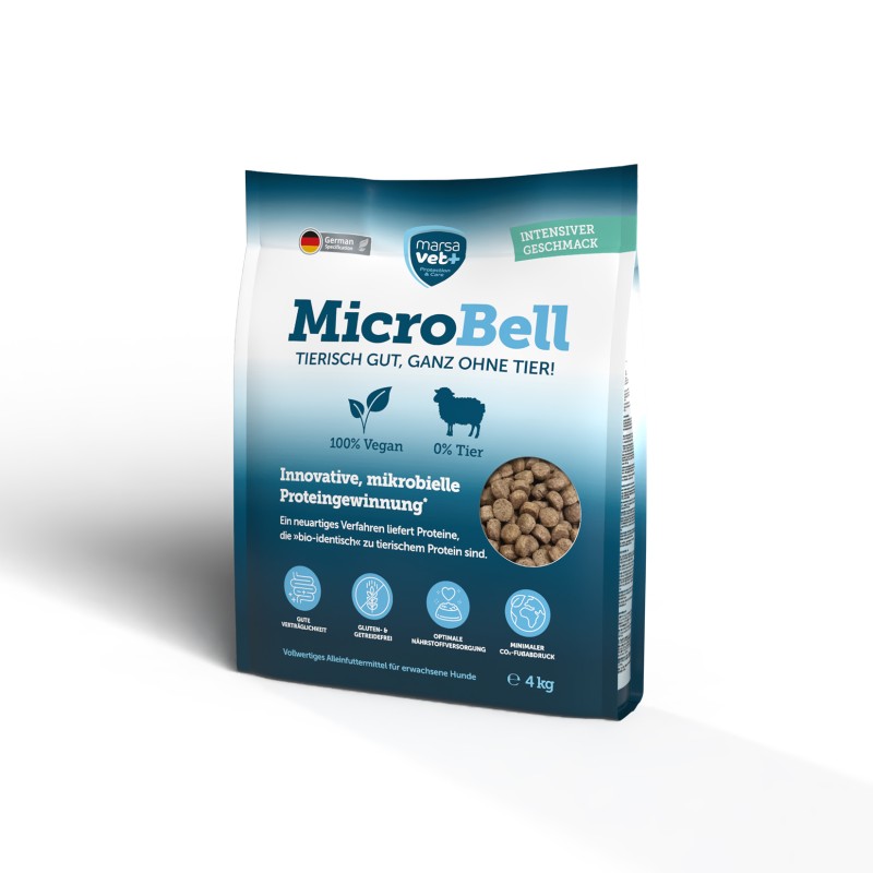 Marsavet MicroBell – Vegan hondenvoer 4 kg