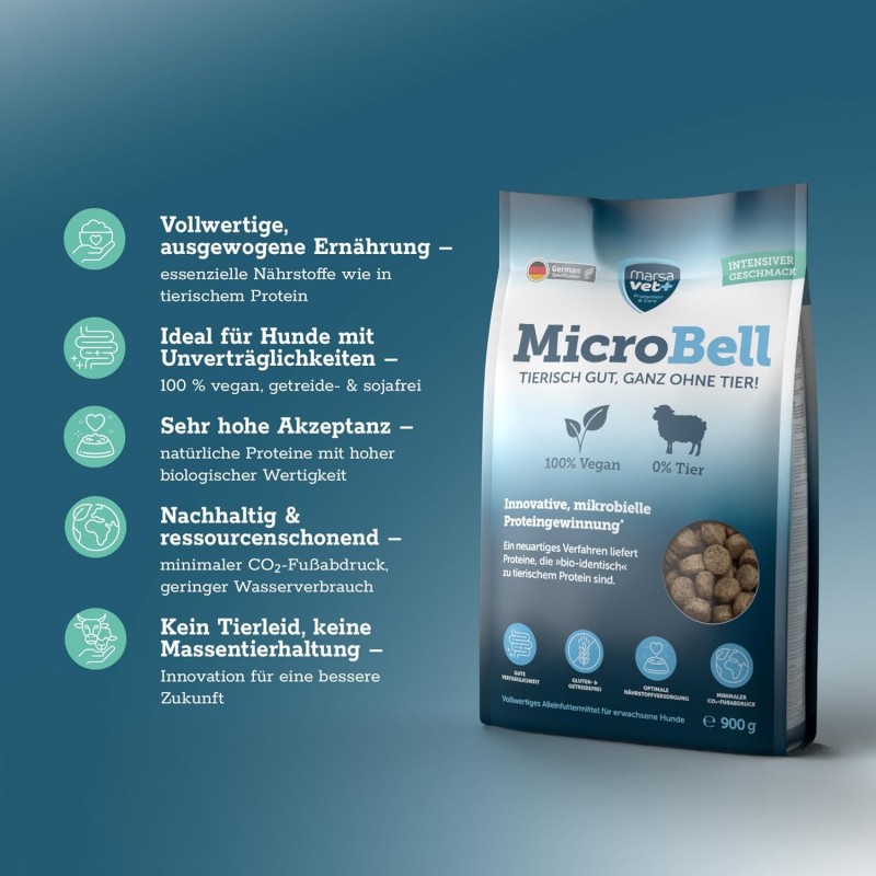 Marsavet MicroBell – Aliments pour chiens vegan 900 g – image 4