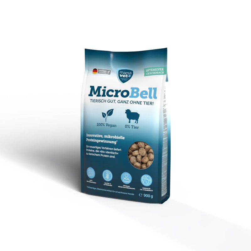 Marsavet MicroBell – Vegan hondenvoer 900 g