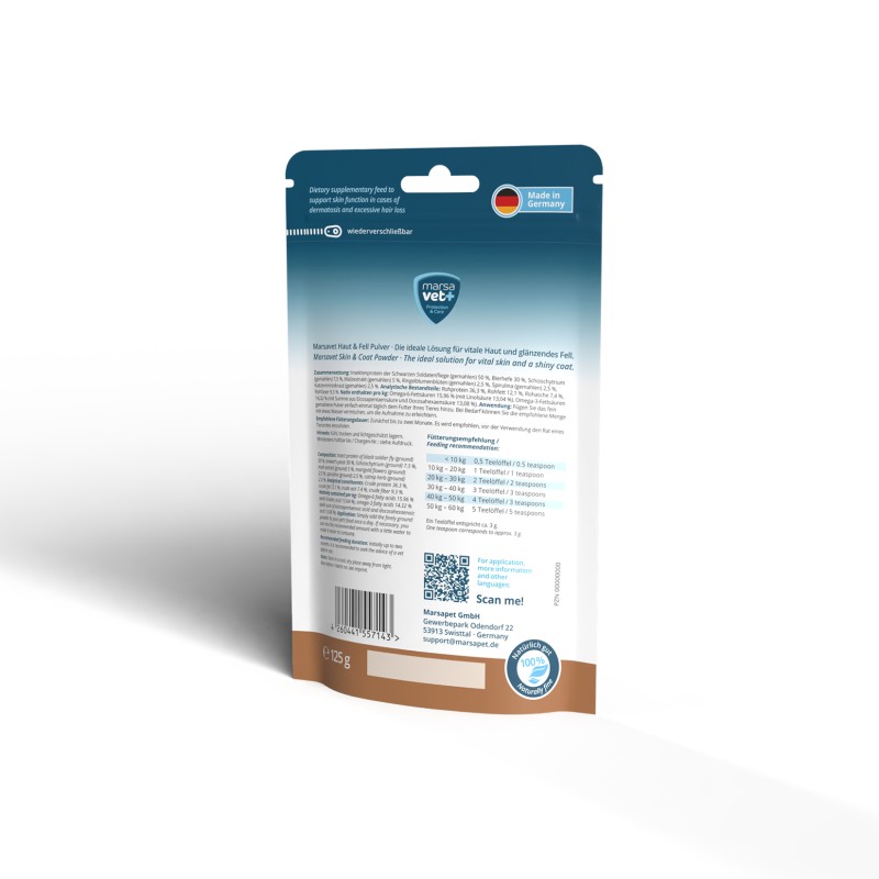 Marsavet Peau & Pelage 125 g – back view