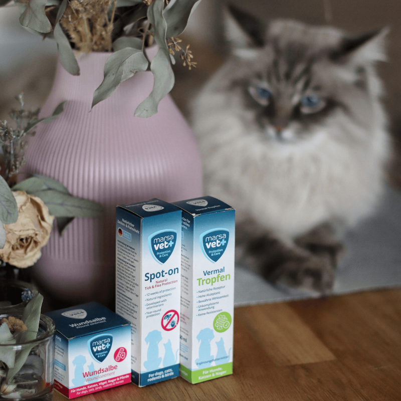 Marsavet Spot-on – Protection tiques & puces 50 ml – with cat