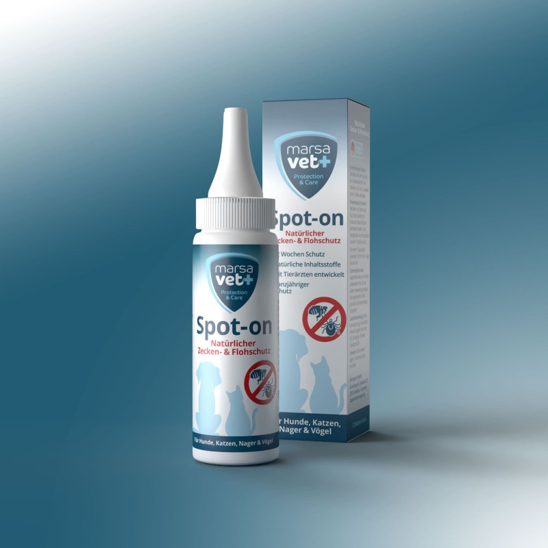 Marsavet Spot-on – Protection tiques & puces 50 ml – product close-up