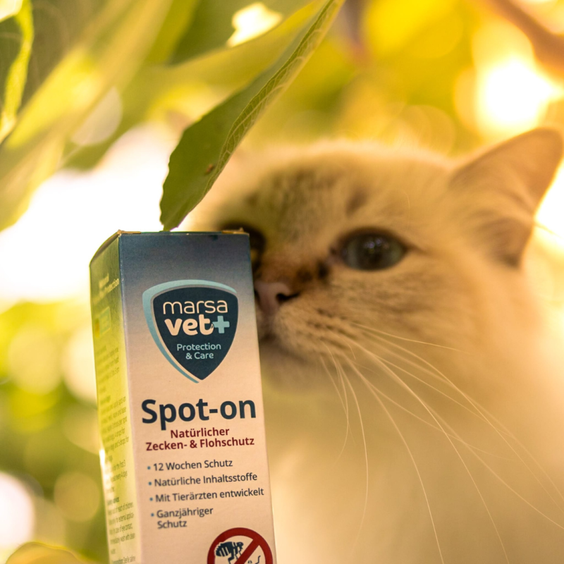 Marsavet Spot-on – Protection tiques & puces 50 ml – with cat