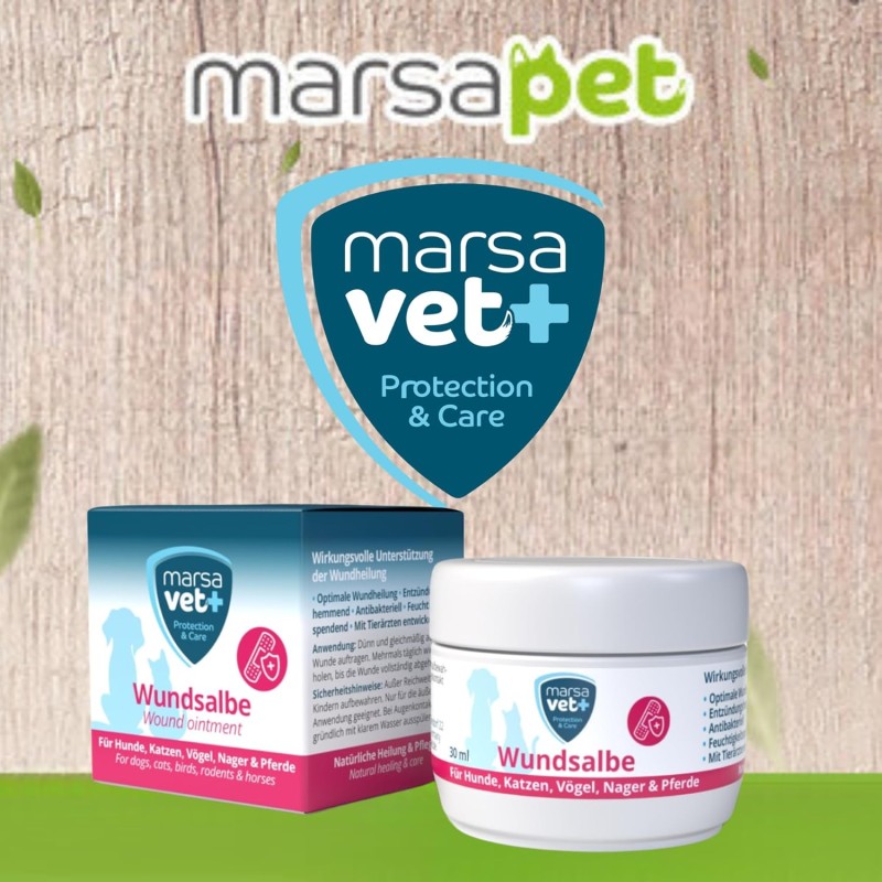 Marsavet Pommade Cicatrisante – Guérison des plaies animaux 30 ml – benefits