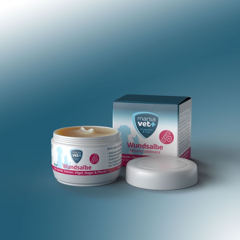 Marsavet Pommade Cicatrisante – Guérison des plaies animaux 30 ml